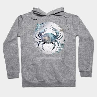 Watercolor Zodiac - Cancer Hoodie